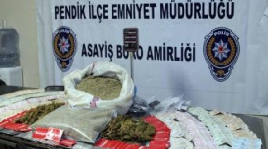 Pendik&rsquo;te Uyuşturucu Operasyonu: 6 G&ouml;zaltı