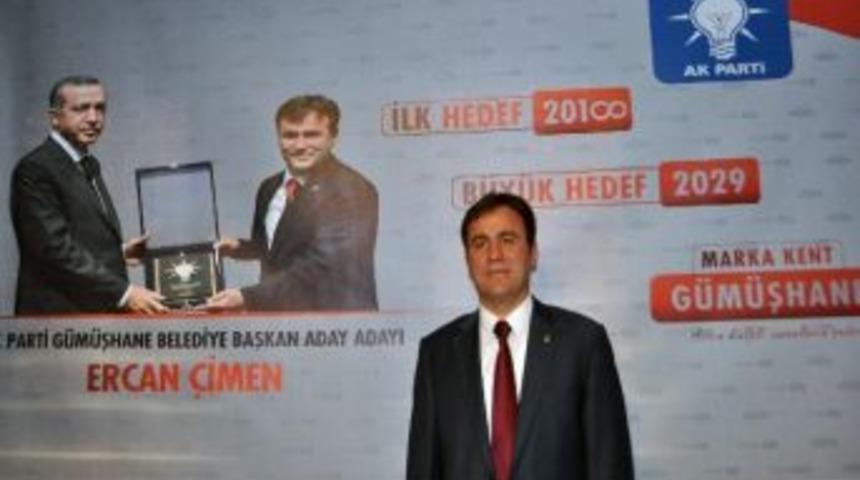Ak Parti G&uuml;m&uuml;şhane İl Başkanı Ercan &Ccedil;imen, Aday Adayı Oldu