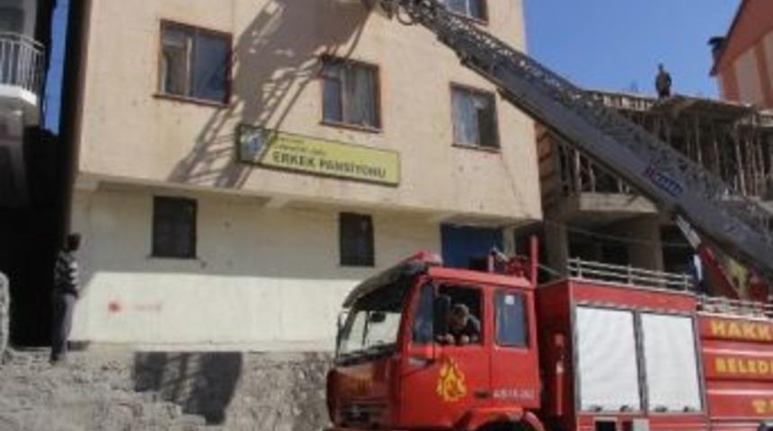 &Ouml;ğrenci Pansiyonunda Yangın