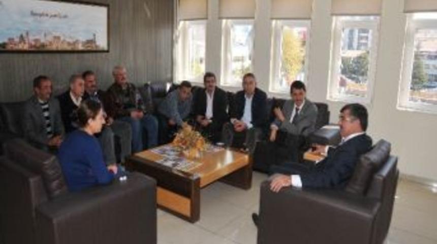 Belediye İş Sendikasından Başkan Akdoğan'a Ziyaret