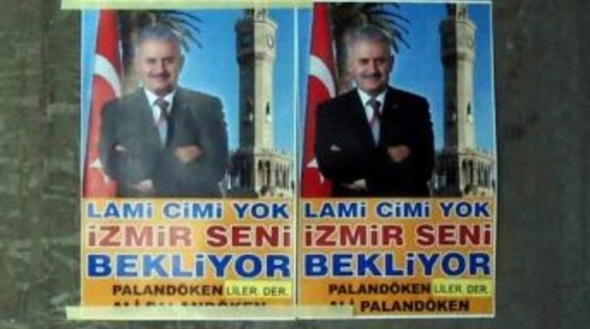 Binali Yıldırım İzmir Adayı Olsun Diye Afiş Astılar