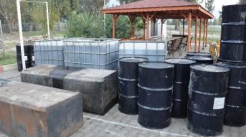 D&ouml;rtyol'da 7 Bin 500 Litre Ka&ccedil;ak Mazot Ele Ge&ccedil;irildi