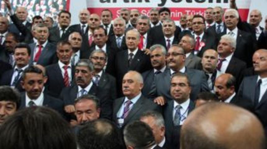 Devlet Bah&ccedil;eli belediye başkan adaylarını a&ccedil;ıkladı