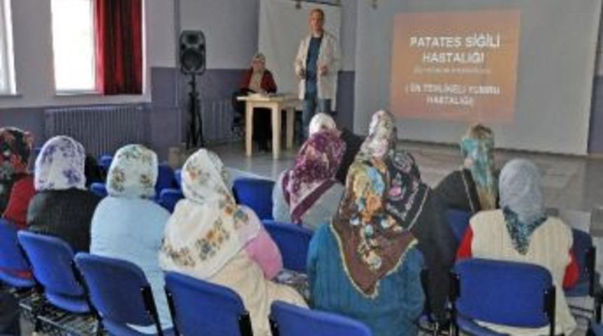 G&uuml;m&uuml;şhane&rsquo;de &Uuml;retici Patates Siliğine Karşı Eğitiliyor