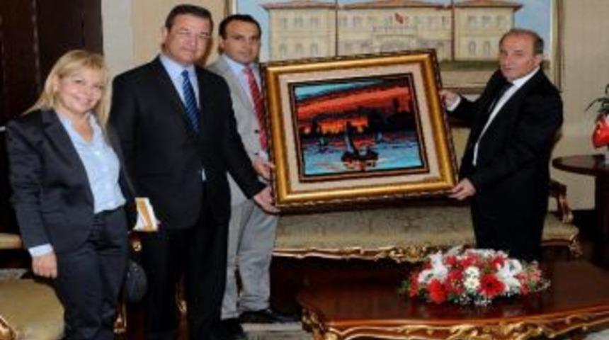 Dekan Prof.dr.sarı, Vali Öztürk'ü Ziyaret Etti