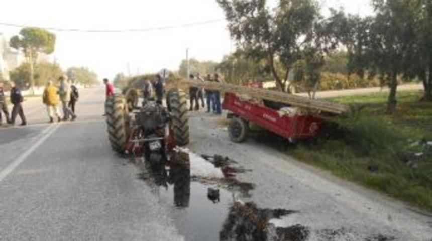 Bursa'da Traktörler Çarpıştı: 6 Yaralı