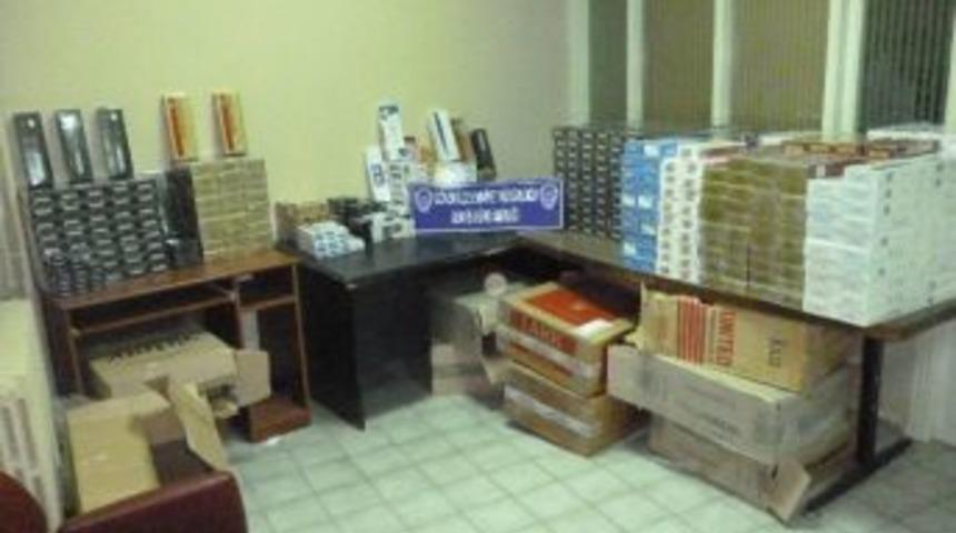Manyas Ve G&ouml;nen'de Ka&ccedil;ak İ&ccedil;ki Ve Sigara Operasyonu