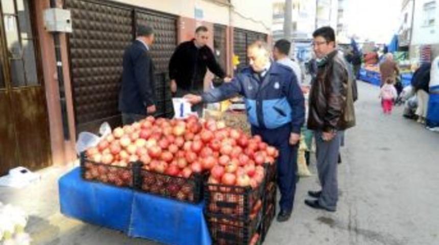 Mudanya Zabıtasından Pazar Yerlerine Sıkı Denetim