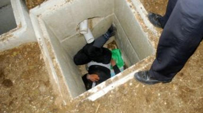 Darp Edilen &Ouml;zel G&uuml;venlik&ccedil;i Foseptik &Ccedil;ukuruna Atıldı