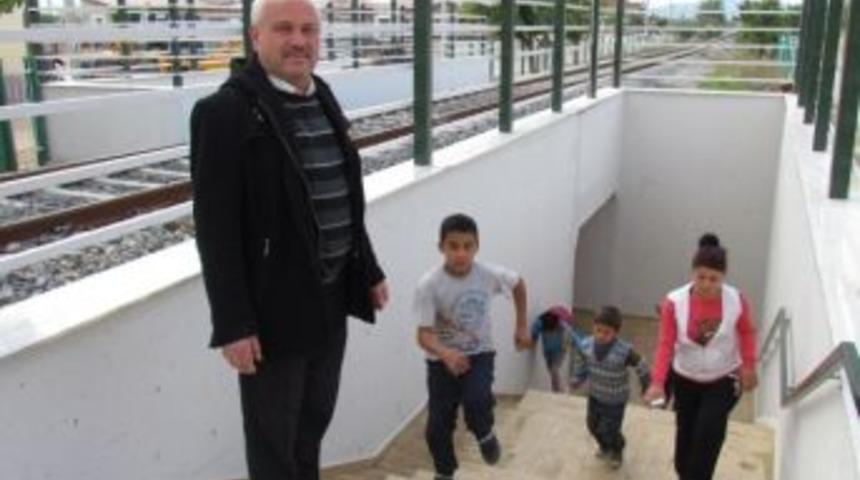 &Ouml;demiş'te Demiryolu Altge&ccedil;idinde &Ccedil;alışmalar Bitti