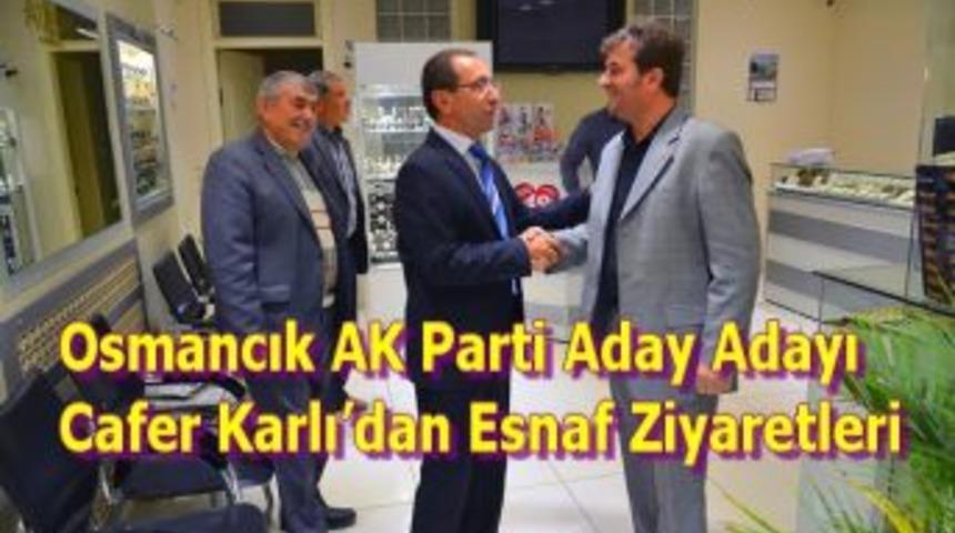 Cafer Karlı’dan esnaf ziyaretleri
