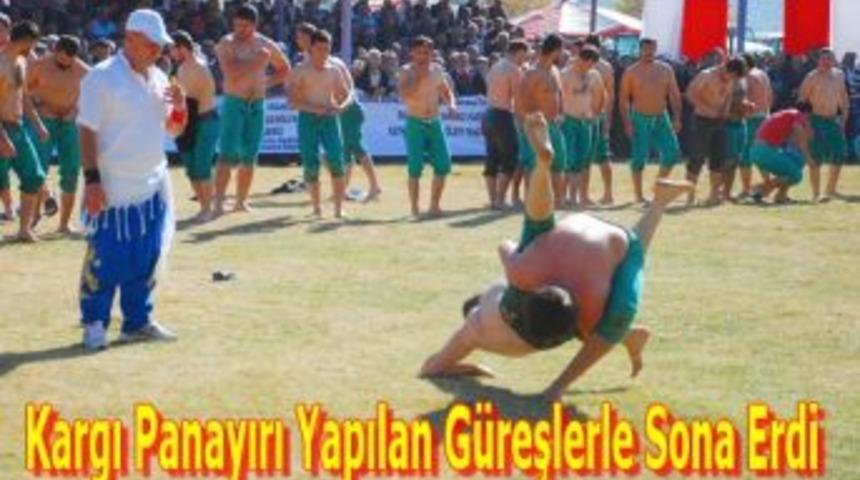 Kargı Panayırı yapılan güreşlerle sona erdi