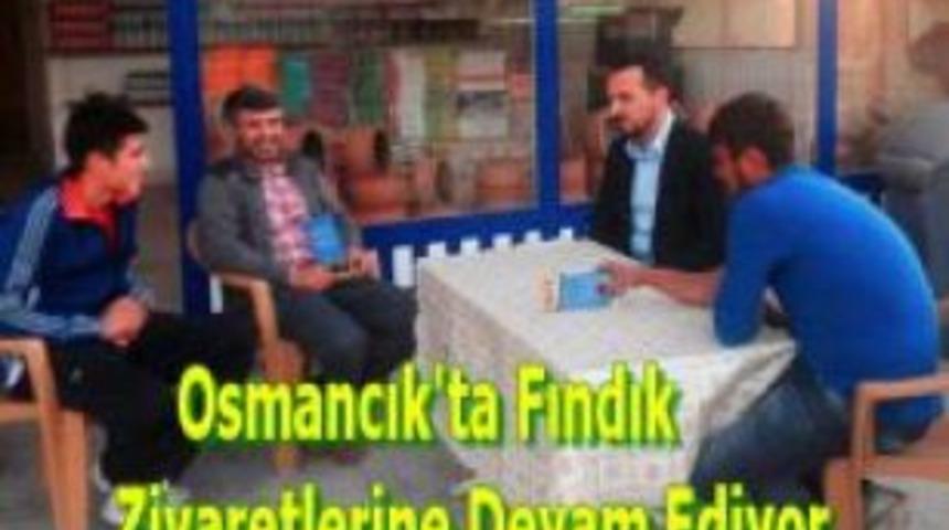 Osmancık'ta fındık ziyaretlerine devam ediyor