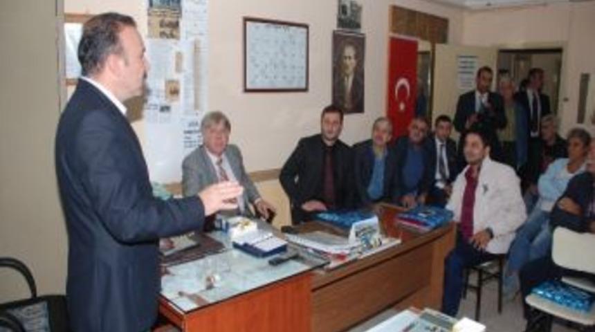 Başkan Doğan,yahya Kaptan Birinci B&ouml;lge Y&ouml;netimini Ziyaret Etti