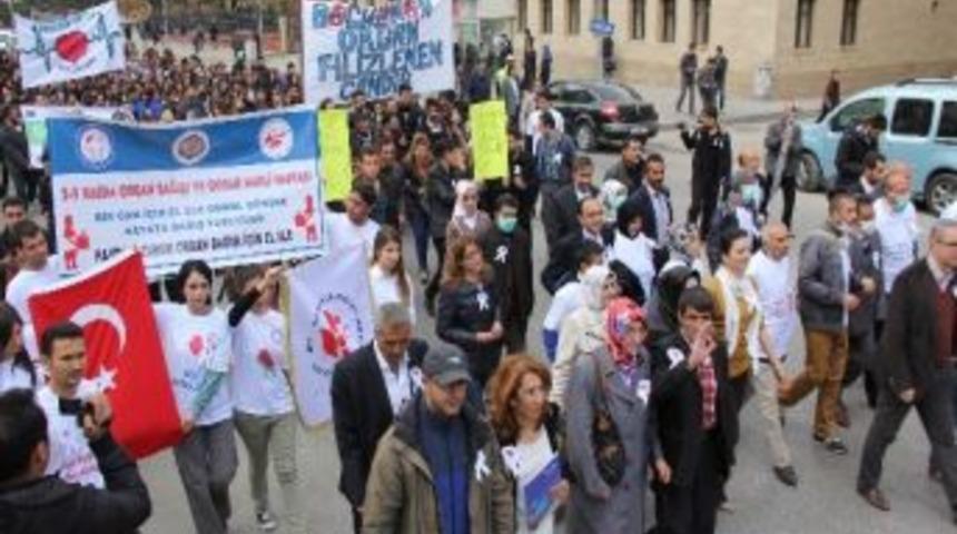 Erzurum&rsquo;da Organ Bağışına Destek Y&uuml;r&uuml;y&uuml;ş&uuml;