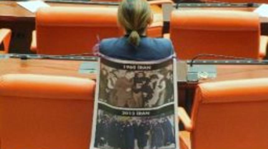 Meclis&rsquo;te Duran Kadın Eylemi