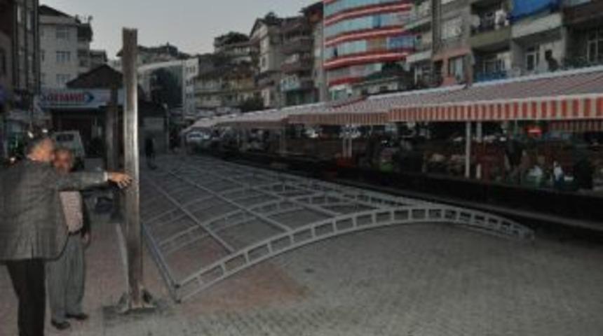 Alaplı Tarihi Kadınlar Pazarı&rsquo;na İkinci Sıra Tezgah Alanı Yapılıyor