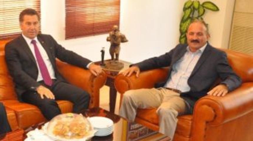 Başkan Kocadon&rsquo;dan Başkan Saatcı&rsquo;ya Ziyaret