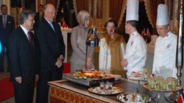 Gül, Norveç Kralı V. Harald'ın Verdiği Resepsiyona Katıldı