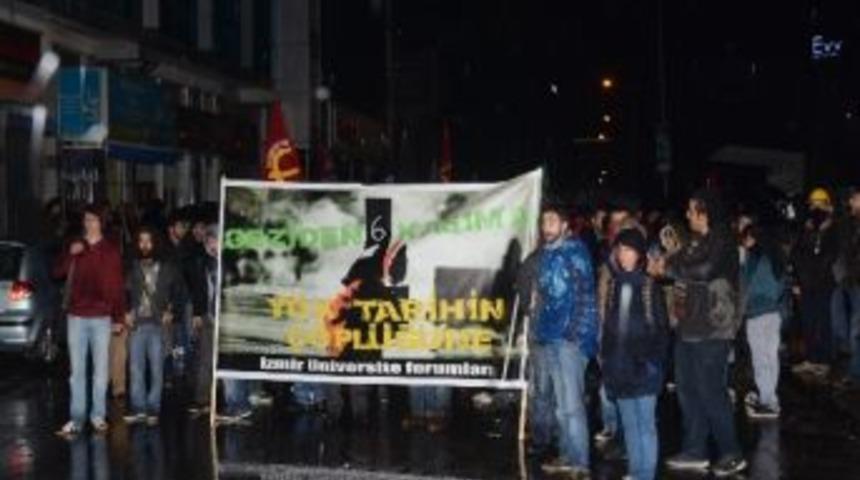 İzmir&rsquo;de Y&ouml;k Protesto Edildi