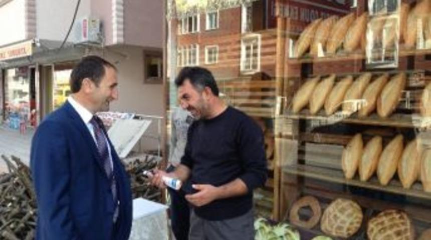 Yegin, Esnaf Ziyaretlerini S&uuml;rd&uuml;r&uuml;yor