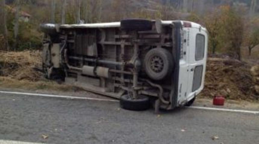 Pazarlar&rsquo;da Trafik Kazası: 1 Yaralı