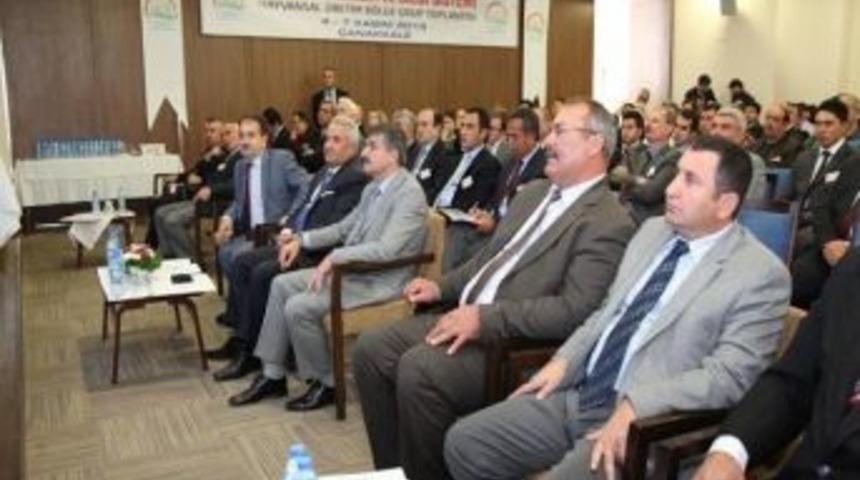 &Ccedil;anakkale&rsquo;de Hayvansal &Uuml;retim B&ouml;lge Grup Toplantısı Yapıldı