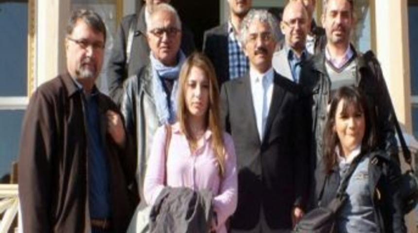 Salih G&uuml;zel Basın Mensupları İle Bir Araya Geldi