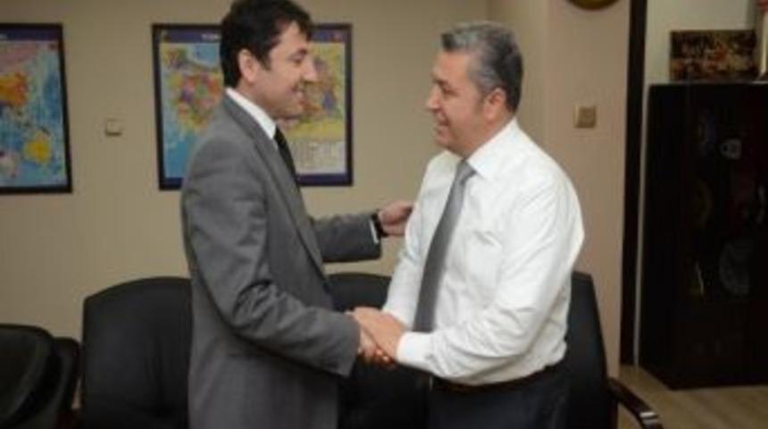 Kaymakam Demiry&uuml;rek&rsquo;ten Emniyet M&uuml;d&uuml;r&uuml; Aktaş&rsquo;a Ziyaret