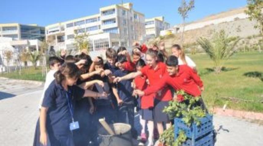 &Ouml;ğrenciler Sabun Yapmayı &Ouml;ğrendi