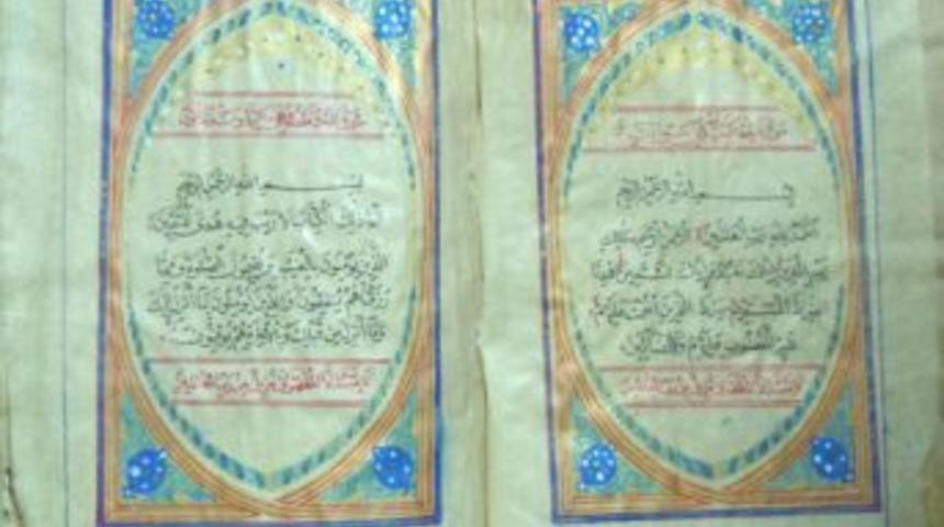 Denizli&rsquo;de 250 Yıllık El Yazması Mushaf Ele Ge&ccedil;irildi