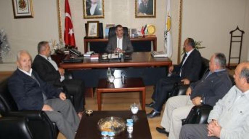 Ladikli Muhtarlar Başkan K&ouml;ktaş'ı Ziyaret Etti