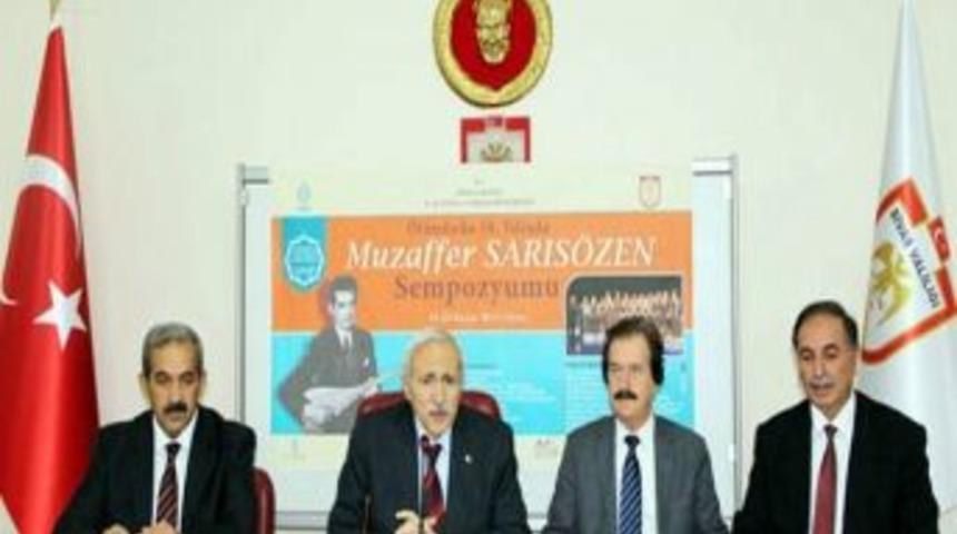 Muzaffer Sarıs&ouml;zen, &Ouml;l&uuml;m&uuml;n 50. Yılında D&uuml;zenlenecek Sempozyumla Anılacak