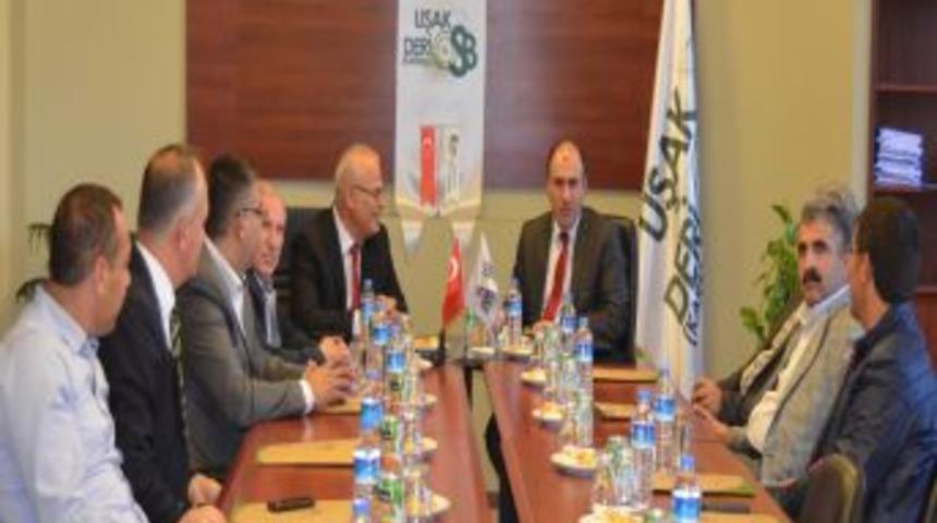 Uşak Emniyet M&uuml;d&uuml;r&uuml; Toprak, Deri Karma OSB&rsquo;yi Ziyaret Etti