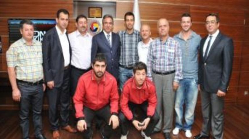 Sanayispor Y&ouml;netimi Ve Sporcularından Atso Başkanı Budak&rsquo;a Ziyaret
