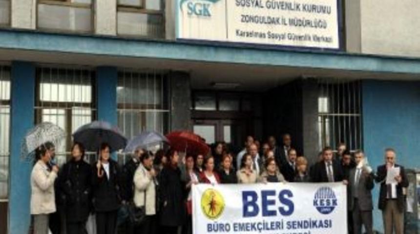 Bes, Sgk &Ccedil;alışanları Eylemi