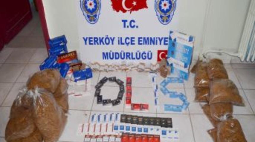 Yerk&ouml;y'de Ka&ccedil;ak Sigara Operasyonu