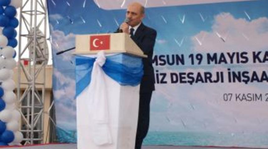 19 Mayıs Il&ccedil;esinde &Ccedil;ifte Bakanlı Temel Atma T&ouml;reni