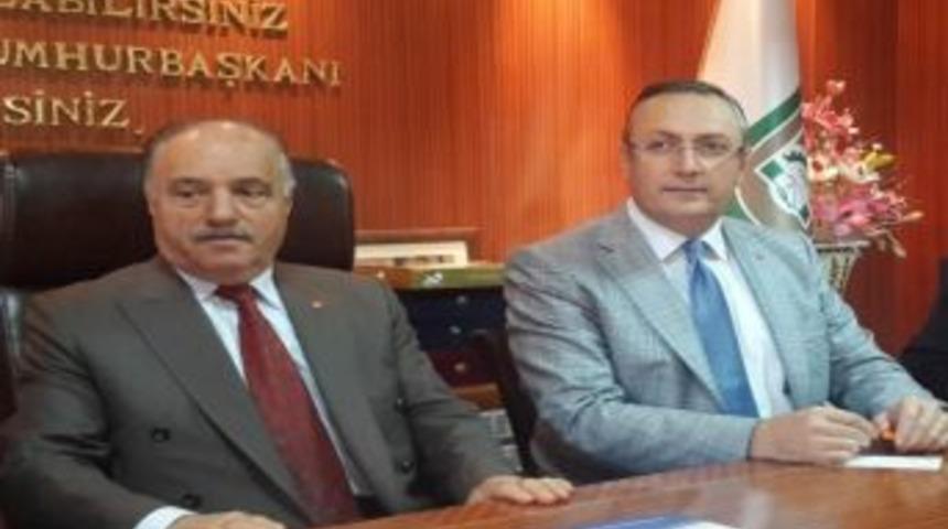 Ak Parti Nil&uuml;fer İl&ccedil;e Başkanlığı'ndan Besob'a Ziyaret..