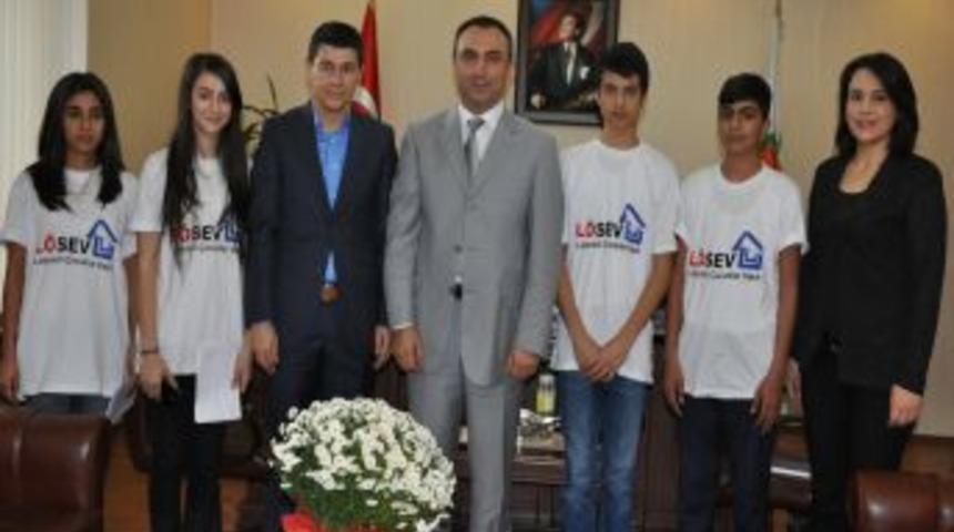 Sağlık Lisesi &Ouml;ğrencileri Kaymakam Soyt&uuml;rk'&uuml; Ziyaret Etti