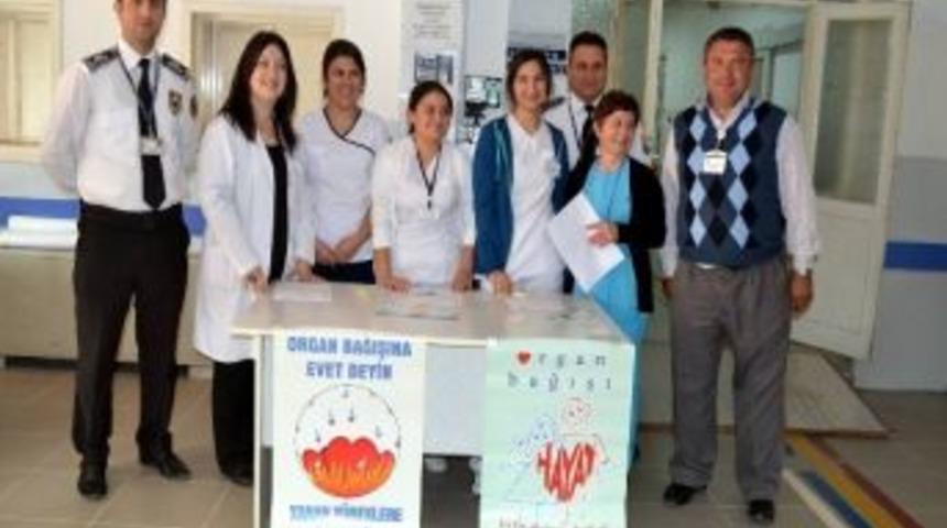 Salihli Devlet Hastanesi&rsquo;nde Organ Bağış Standı A&ccedil;ıldı