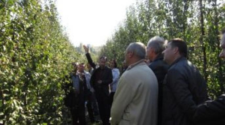 &Uuml;reticiler Armut Bah&ccedil;esinde Eğitim G&ouml;r&uuml;yor