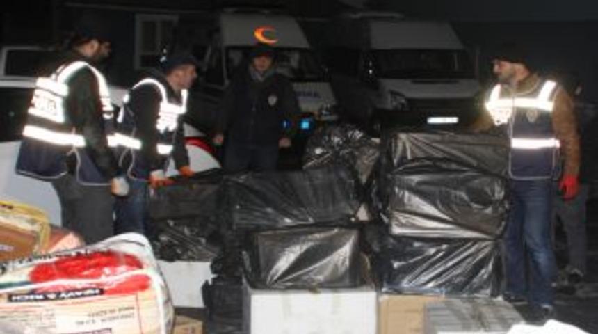 Afyon&rsquo;da 20 Bin Paket Ka&ccedil;ak Sigara Ele Ge&ccedil;irildi