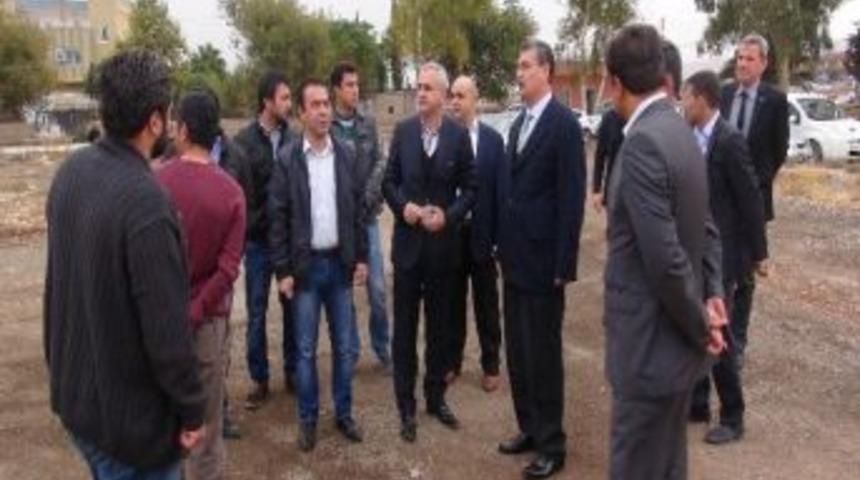 Vali G&uuml;ven&ccedil;, 400 Yataklı Hastane Alanını İnceledi