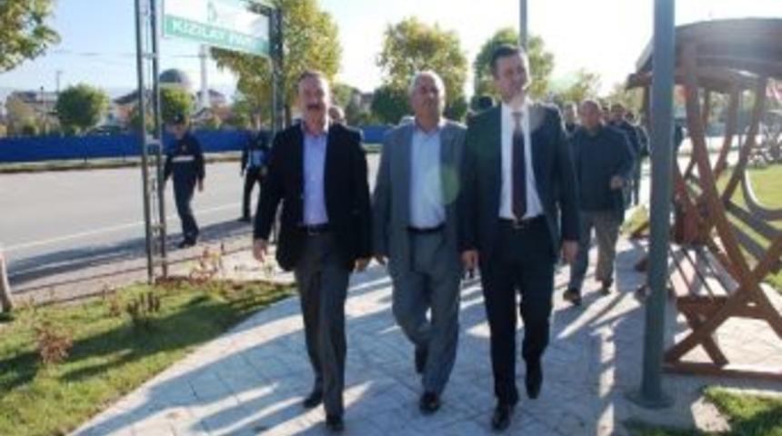 Kızılay Parkına Mehteranlı A&ccedil;ılış