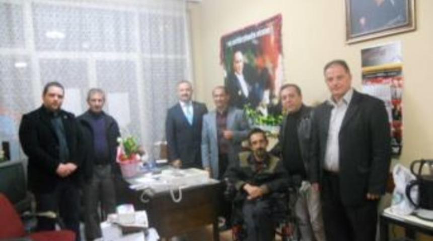 Ayvalık Mhp&rsquo;den Engellilere Ziyaret