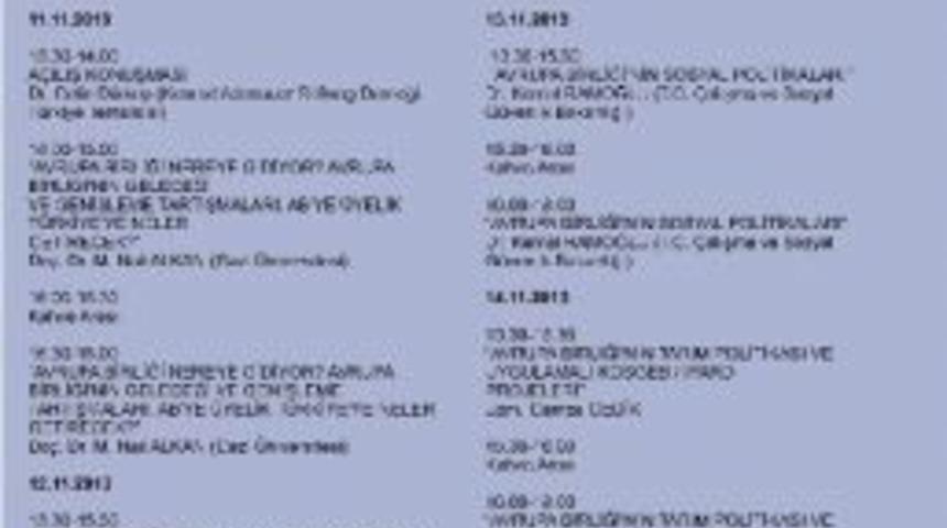 Ar&uuml;&rsquo;de &ldquo;avrupa Birliği 73. Sertifika Programı&rdquo; Başlıyor