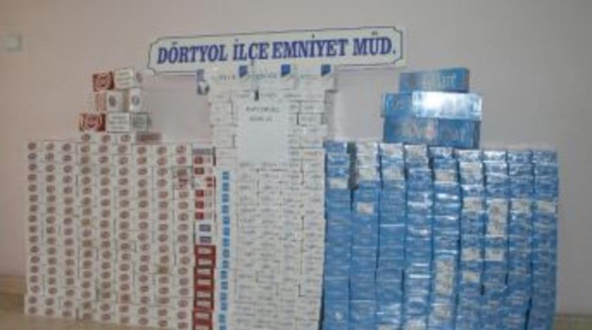 D&ouml;rtyol'da Son 6 Ayda 129 Bin 900 Paket Ka&ccedil;ak Sigara Ele Ge&ccedil;irildi