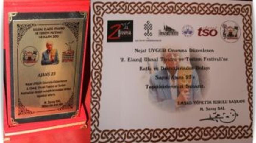 EMSAD&rsquo; dan Ajansımıza Plaket ve Teşekk&uuml;r belgesi