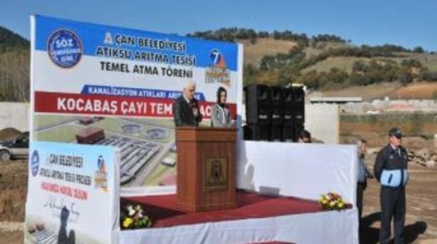 &Ccedil;an Atıksu Arıtma Tesisi Temeli Atıldı